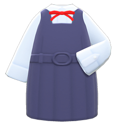 Uniforme de falda de caja