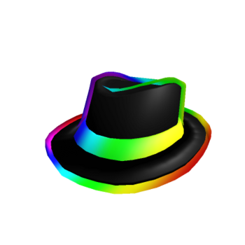 Arco iris de dibujos animados Fedora