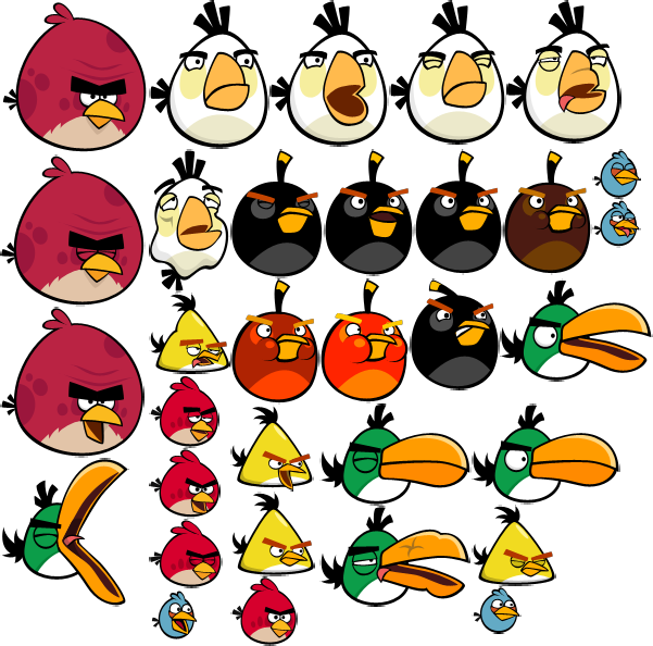 Conteúdo não utilizado do Angry Birds