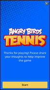 Tennis Angry Birds