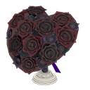 Bouquet en forme de coeur
