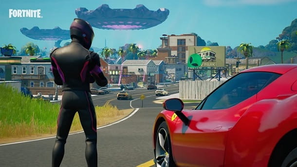 Cómo encontrar el Ferrari 296 GTB en Fortnite