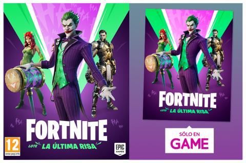 Fortnite: The Last Laugh Bundle, the pack with skins like El Jóker, can now be reserved in GAME stores