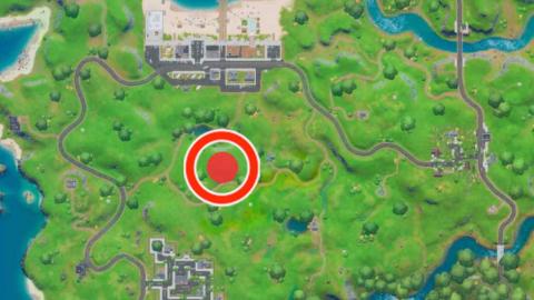 Where is the log store in Fortnite season Chapter 2 - Trick Shot location