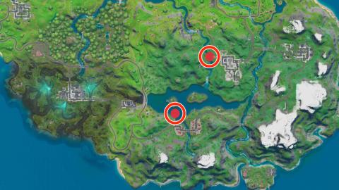 Complete the swimming time trials in Sleeping Pools and east of Hydro 16 in Fortnite