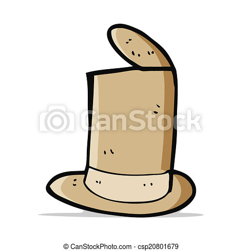 Sombrero de copa roto
