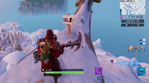 Visit the 5 highest points of the island in Fortnite