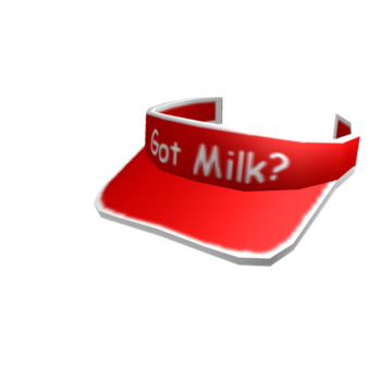 Tiene visera de leche