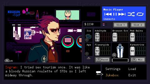 Analysis of VA-11 HALL-A: Cyberpunk Bartender Action for Nintendo Switch