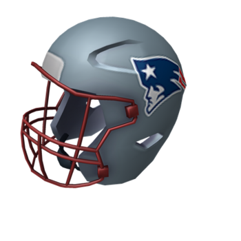 Casco de los New England Patriots