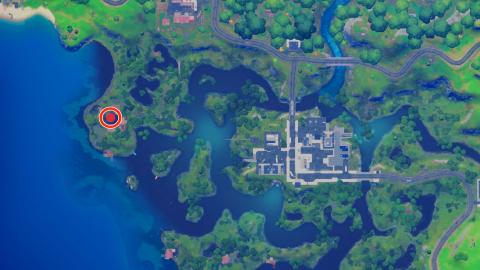 Where to visit houses in Sticky Swamp in a game in Fortnite season 5 - locations