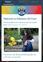 Pokémon GO Festival 2020