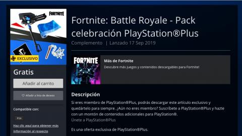 New exclusive free Fortnite pack for PS Plus users (updated)