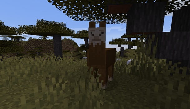 Cómo montar una llama en Minecraft