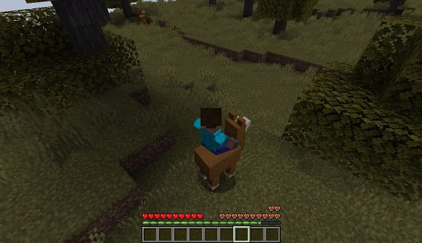 How to ride a llama in Minecraft