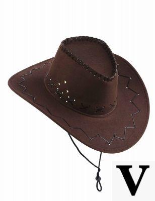 Sombrero de vaquero marrón