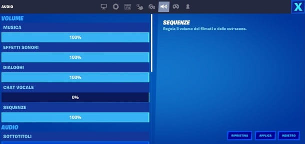 How to activate audio on Fortnite