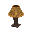 Lampe de table en rotin