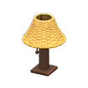Lámpara de mesa de ratán
