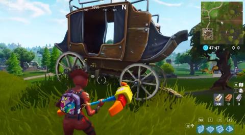 Items from different eras appear in Fortnite Battle Royale
