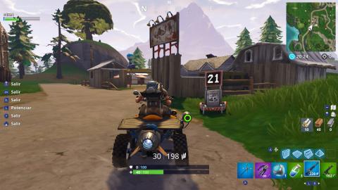 Get a speed record of 27 or more on different radars in Fortnite