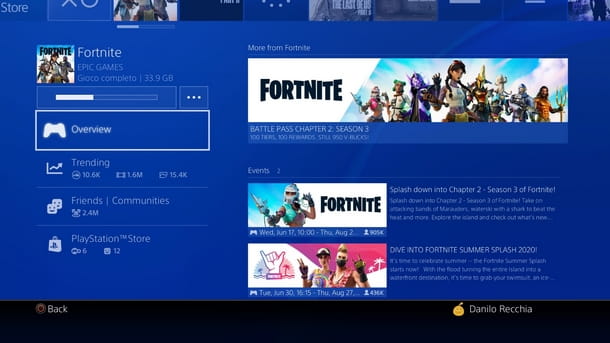 Comment installer Fortnite sur PS4