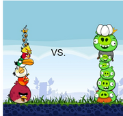 Angry Birds vs Angry Pigs