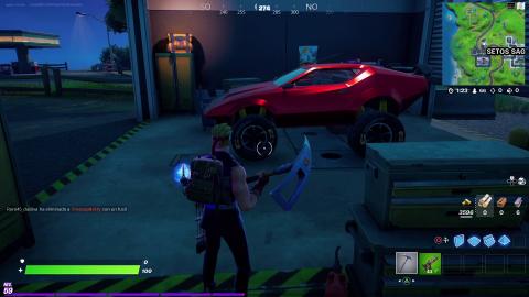 How to modify the wheels of the cars in Fortnite season 6 - locations of all workshops