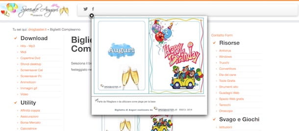 Birthday greeting cards to print