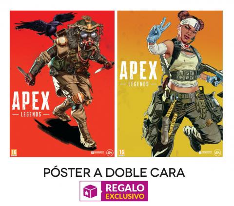 Get a double-sided poster when you pre-order the Bloodhound or Lifeline edition of Apex Legends in GAME
