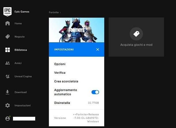 Cómo actualizar Fortnite