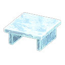 Table congelée