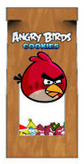 Cookies de pássaros furiosos