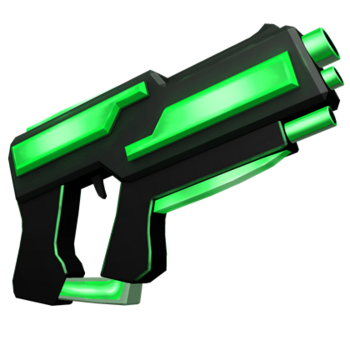 Pistola hiperlaser verde