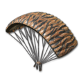 Paracaídas / piel de tigre de Bengala