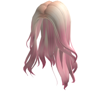 Princesa sereia loira com cabelo rosa