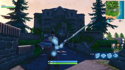 Compete in a dance duel in an abandoned mansion in Fortnite Season 7