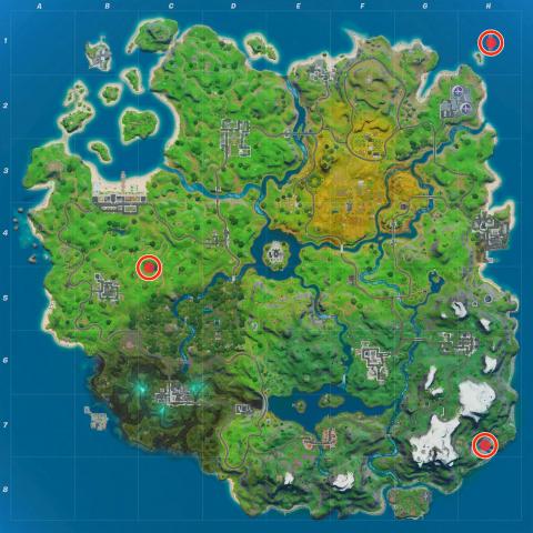 Where is Cala Naufragio, the Yacht and Fishing Pond in Fortnite season 2 - locations