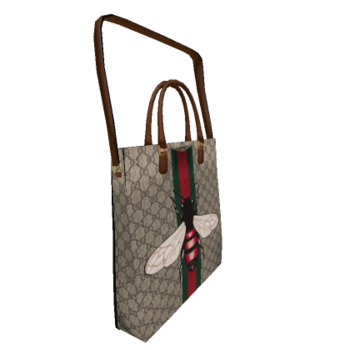 Sac fourre-tout et abeille Gucci Suprême GG