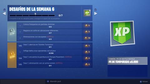Week 6 Fortnite Season 6: how to complete all challenges
