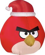 Inflables navideños de Angry Birds