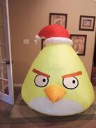 Inflables navideños de Angry Birds