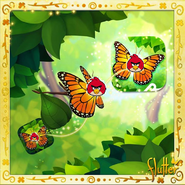 Angry Birds Flutter: Santuario de mariposas