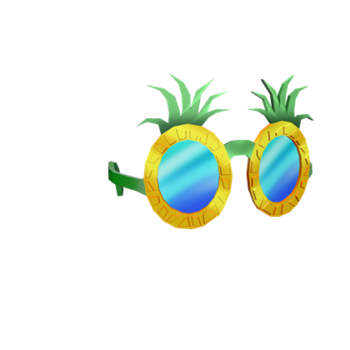 Óculos de sol abacaxi