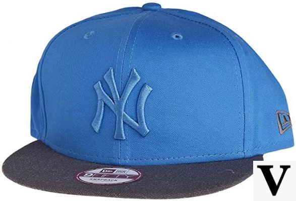 Gorra de béisbol azul