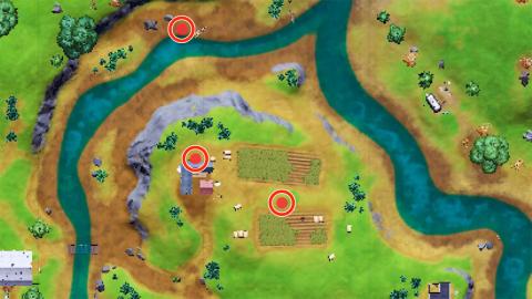 Where are the clues on the farm in Fortnite week 4 season 7 - locations