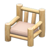 Cadeira de troncos