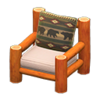 Cadeira de troncos
