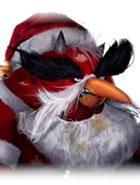 Santa enojado