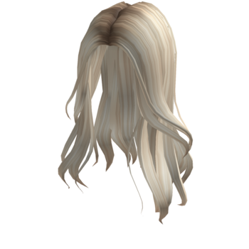 Cheveux de princesse sirène platine